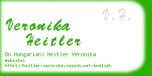 veronika heitler business card